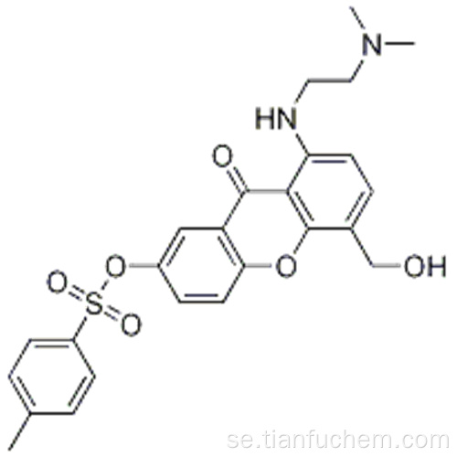 8 - ((2- (dimetylamino) etyl) amino) -5- (hydroxi-metyl) -9-oxo-9H-xantenn-2-yl 4-metylbensensulfonat CAS 86456-22-6